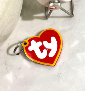 Heart Shaped Dog Tag - Personalized Heart Tag, Double Engraved Tag